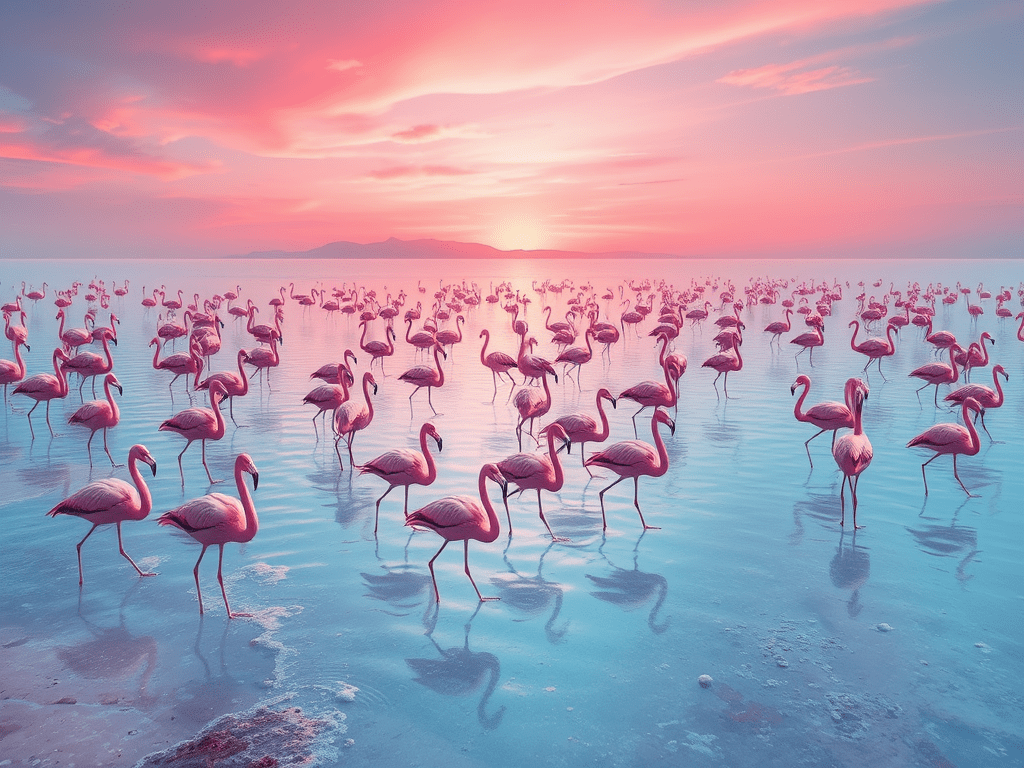 Art in Motion: The Grace and Mystery of&nbsp;Flamingoes